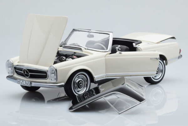 Mercedes-Benz 230 SL W113 1963 White 1:18 Scale