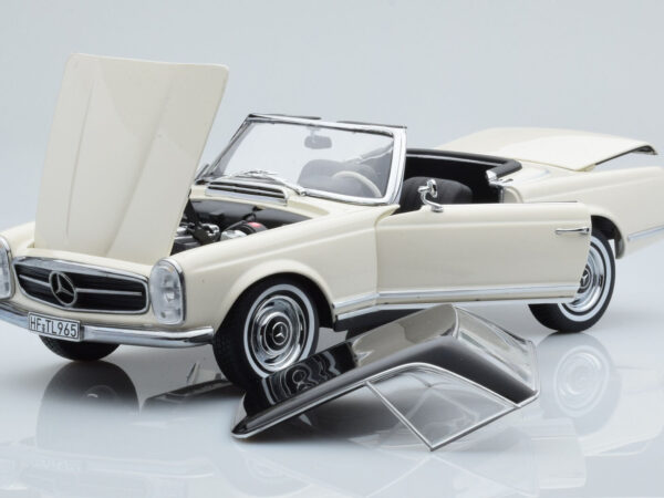 Mercedes-Benz 230 SL W113 1963 White 1:18 Scale