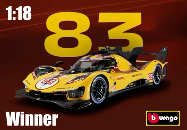 Ferrari 499P 3.0l Turbo V6 # 83 Winner 24h Le Mans 2025 PRE ORDER  DELUXE VERSION