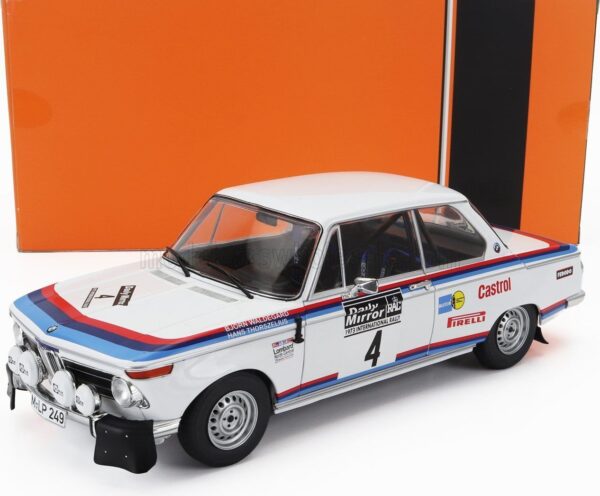 BMW 2002 #4 7th RAC Rallye Gt. Britain 1973 1/18 Scale