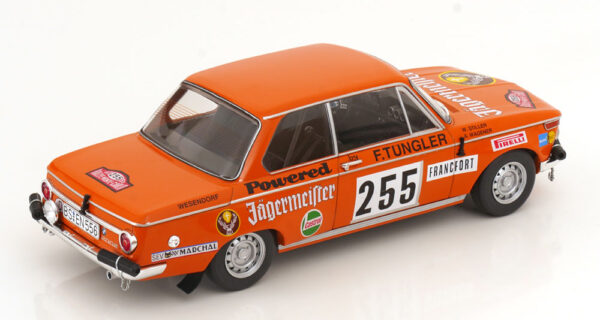 BMW 2002 #255 Rallye Monte Carlo 1973 1/18 Scale