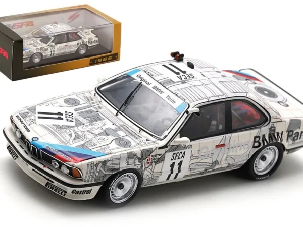 BMW 635 CSi #11 Winner 24h Spa 1986 1/43 Scale