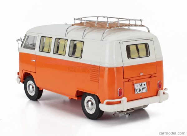 Volkswagen T1 Camper 1959 Orange 1/18 Scale