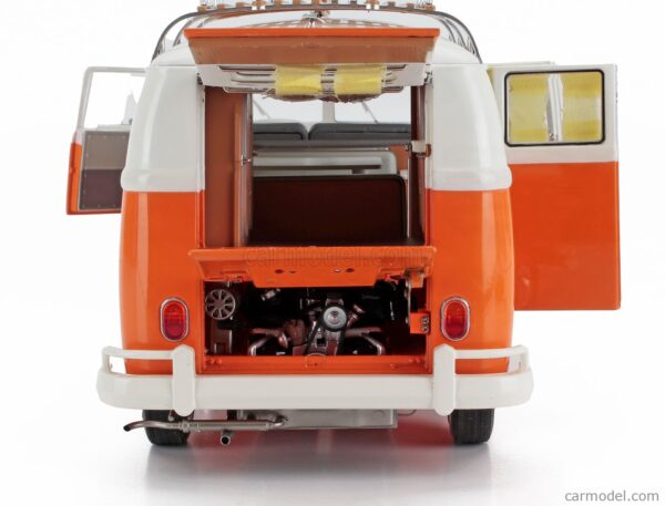 Volkswagen T1 Camper 1959 Orange 1/18 Scale