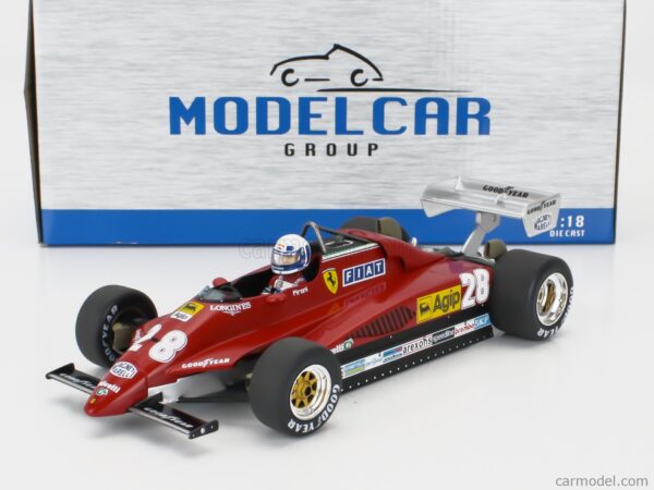 Ferrari 126C2 #28 1982 Didier Pironi 1:18 Scale