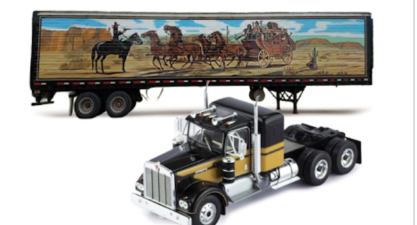 Kenworth W925 1977  Prime Mover and Trailer 1/64 Scale