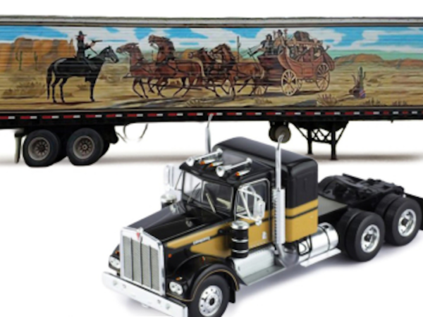 Kenworth W925 1977  Prime Mover and Trailer 1/64 Scale