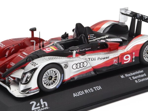 Audi R15 TDI Turbo V10 #9 Le Mans Winner 2010 1/43 Scale