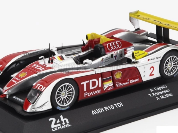 Audi R15 TDI Turbo V10 #9 Le Mans Winner 2010 1/43 Scale