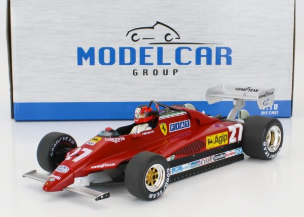 Ferrari 126C2 #27 1982 Gilles Villeneuve 1:18 Scale