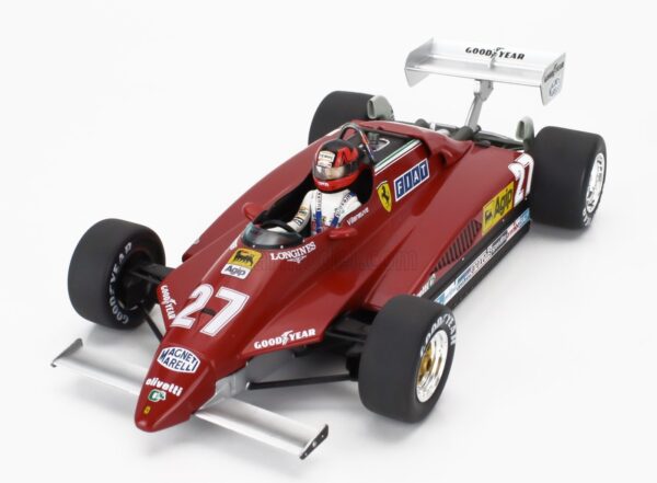 Ferrari 126C2 #27 1982 Gilles Villeneuve 1:18 Scale