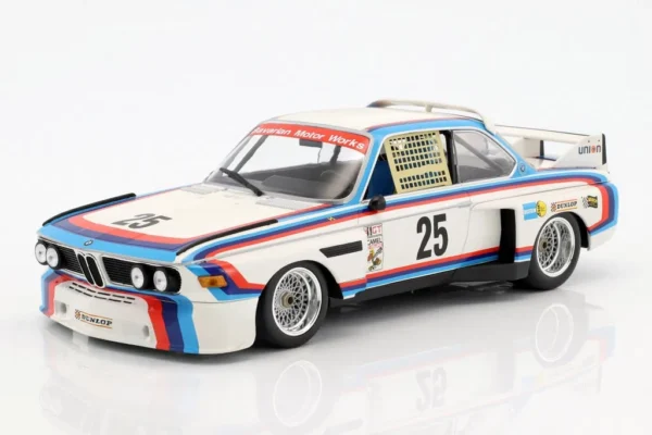 BMW 3.0 CSL #25 Winner 12h Sebring IMSA 1975 1/18 Scale