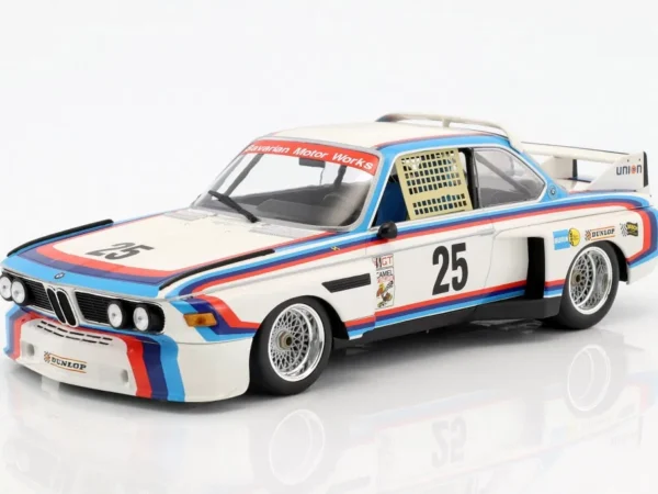 BMW 3.0 CSL #25 Winner 12h Sebring IMSA 1975 1/18 Scale