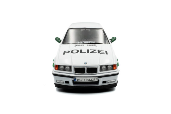 BMW M3 E36 Works Drift Police Car 1/18 Scale