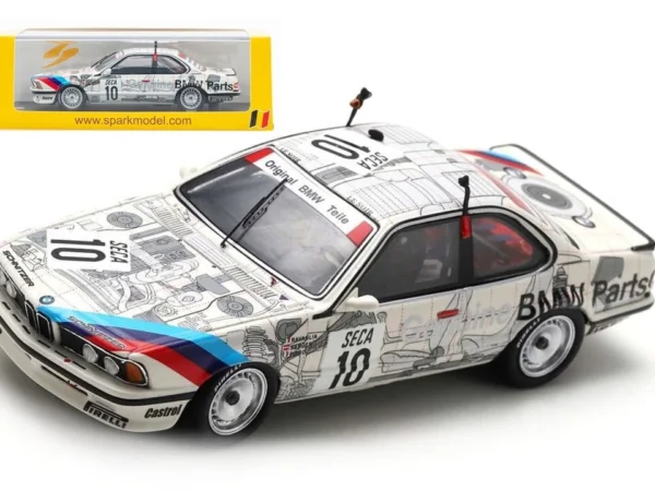 BMW 635 CSi #10 3rd 24h Spa 1986 1/43 Scale