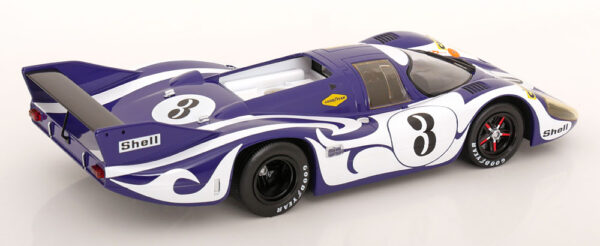 Porsche 917 Long Tail #3 Practice Version 24h LeMans 1970 1/18 Scale
