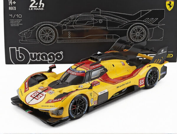 Ferrari - 499p 3.0l Turbo V6 # 83 1/18 Scale Winner 24h Le Mans 2025