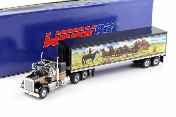 Kenworth W925 1977 Prime Mover and Trailer 1/43 Scale